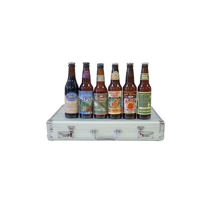 Groomsman Gift for Beer Lovers Craft Beer Suitcase 007 Style