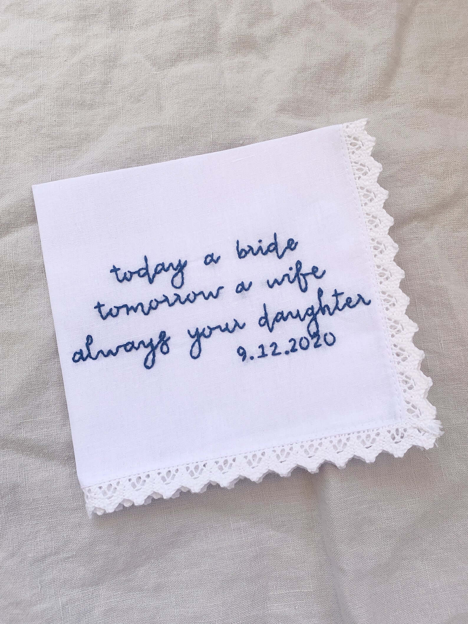 Mother of the Bride Handkerchief