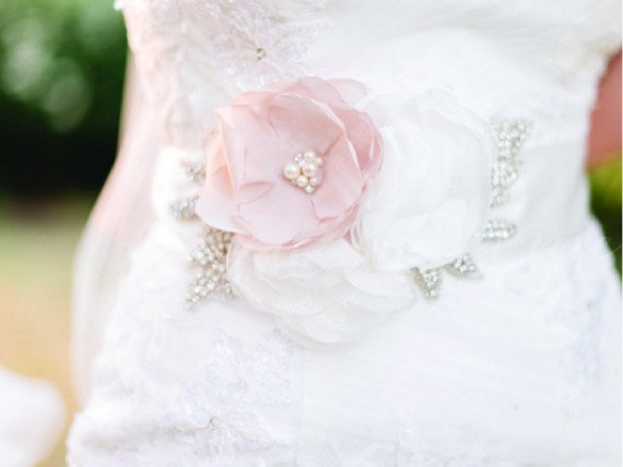 open lace back dress Vintage Rococo Inspired Pink Silk Wedding Gown With Rosette Bodice / W –  Xtabay Vintage main image 0