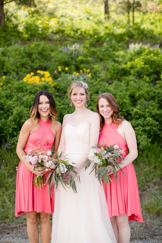 long sleeve boho bridesmaid dress Sylvette main image 1