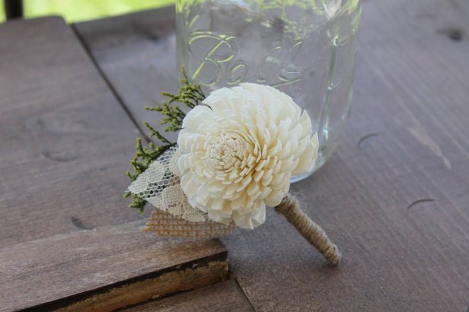 Sola Flower Boutonnieres for Weddings