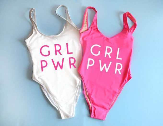 one piece bathing suits with funny sayings