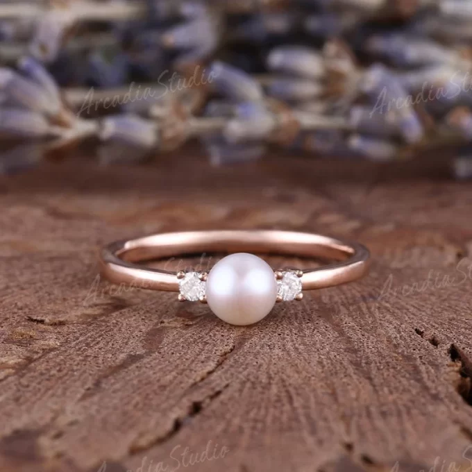 Antique Pearl & Diamond Ring