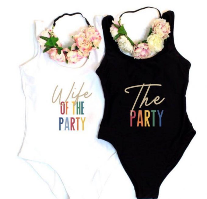 custom bachelorette bathing suits