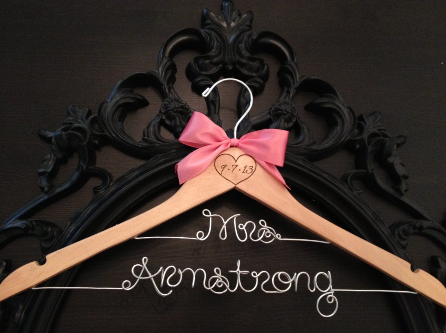 Personalized Wooden Hangers for Wedding Dress Emmaline Bride®