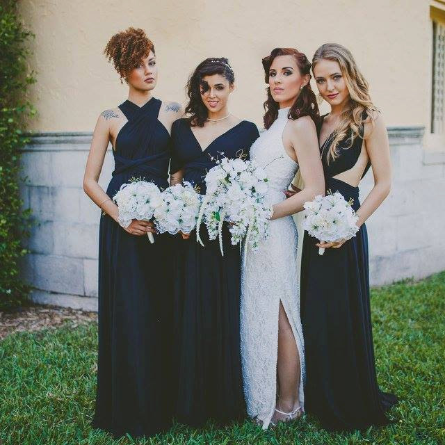 terracotta midi bridesmaid dress KissProm main image 0