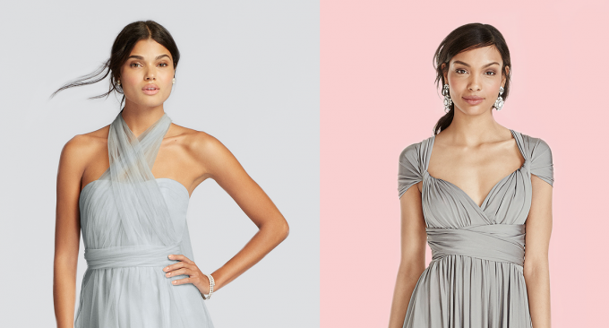 Dark Grey One Shoulder Elegant Online Long Bridesmaid Dresses, BG51343 –  BubbleGowns