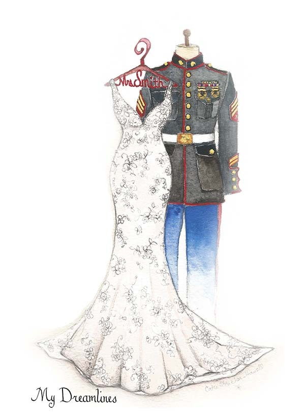 wedding dress drawing designs Creating this custom gown for such a radiant bride was an absolute joy.  From the first sketch to the final fitting, every detail was crafted to  reflect her spirit, grace, and the