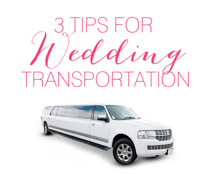 wedding transportation tips