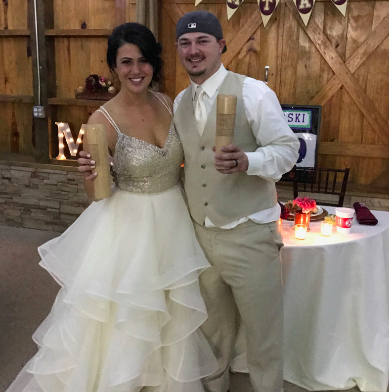 Baseball Bat Mugs for Groomsmen Gifts Emmaline Bride