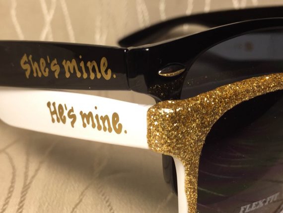 personalized sunglasses for wedding