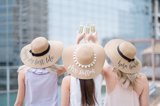 custom beach hats