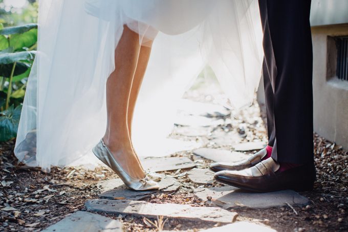 shoes to wear with wedding gown