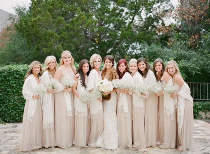 bridal party shawls