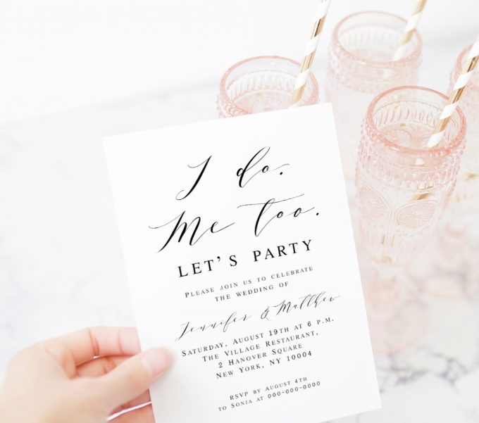 budget wedding invites