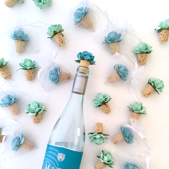 wine toppers - wine favors