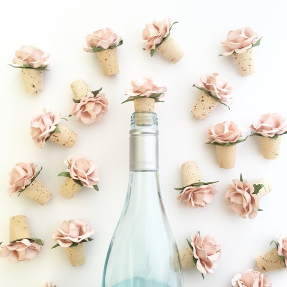 wine toppers - wine favors