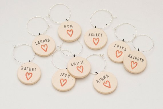 wine charms - wine favors