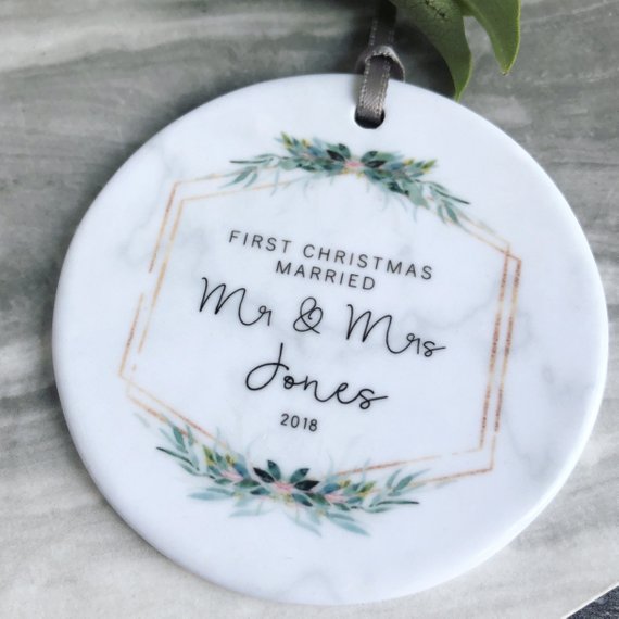 first christmas married