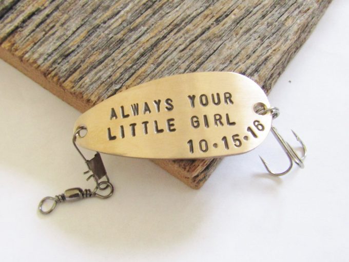 father of the bride fishing lure Custom gift for Dad Wedding Gift Pike Bass spinner bite TX to ensure to ensure that our jewelry is up to standard and built to last. Father of the Bride Fishing