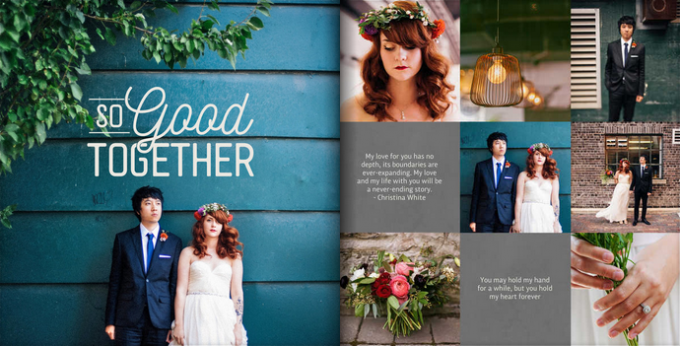 make a wedding photo book