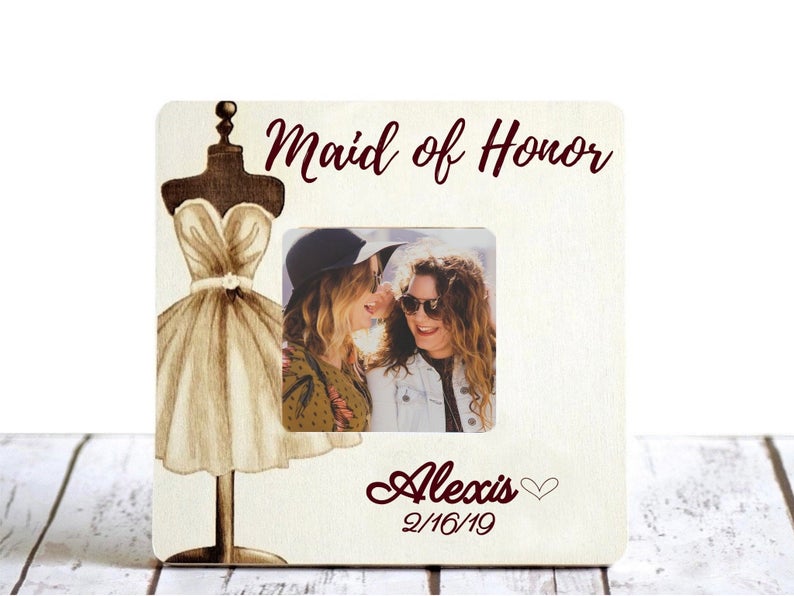 Gift Box Custom Maid Of Honor Proposal Gift, Forever My Sister