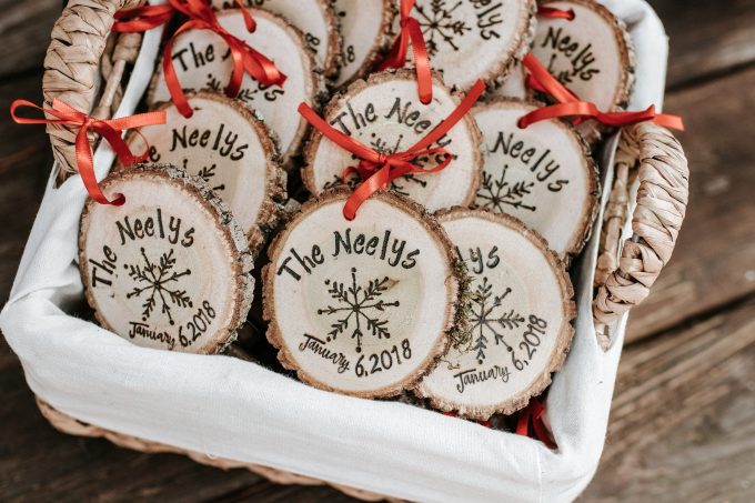 wedding favor ornaments