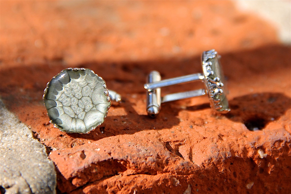 Silver Filigree Cufflinks These cufflinks for men make a great groom's