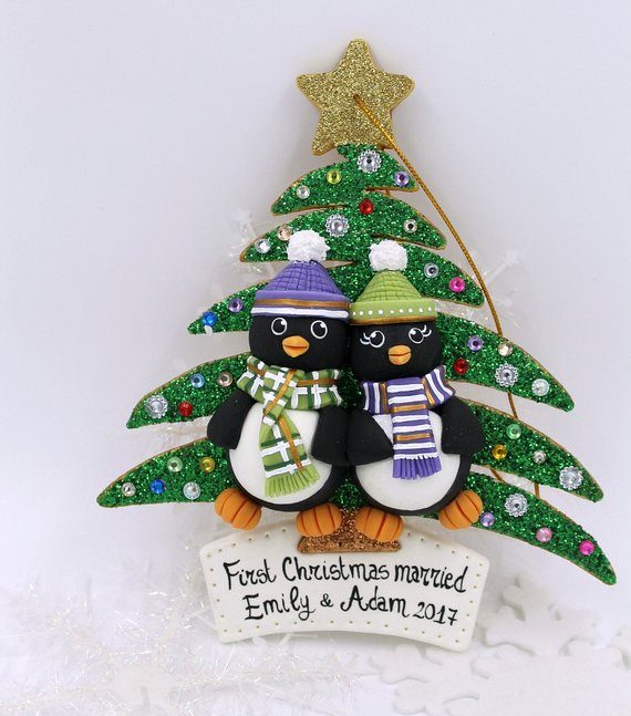 first christmas married ornament