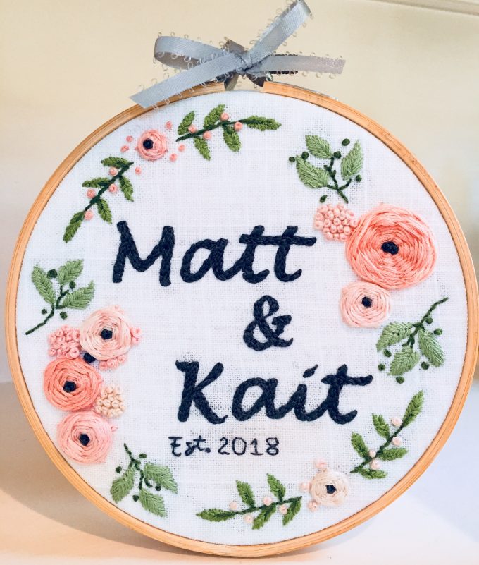 wedding embroidery