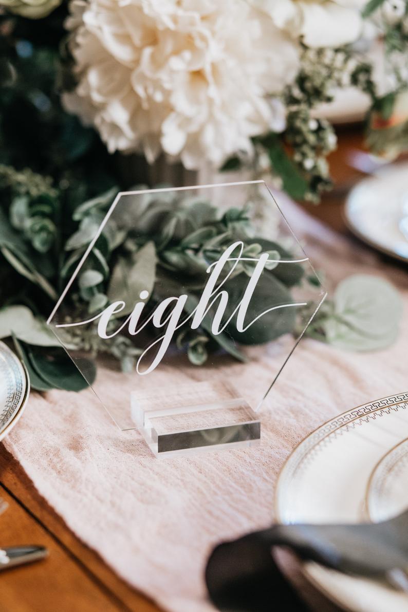 18 Unique Wedding Table Numbers That Look Beautiful | Emmaline Bride, image size:794x1191
