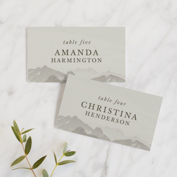 cheap table place cards