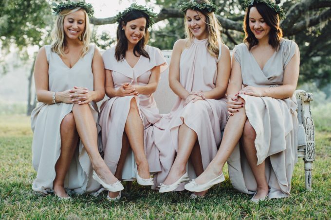 flats with long bridesmaid dress Lucy Yellow Strapless Satin Formal Maxi Dress - US 4