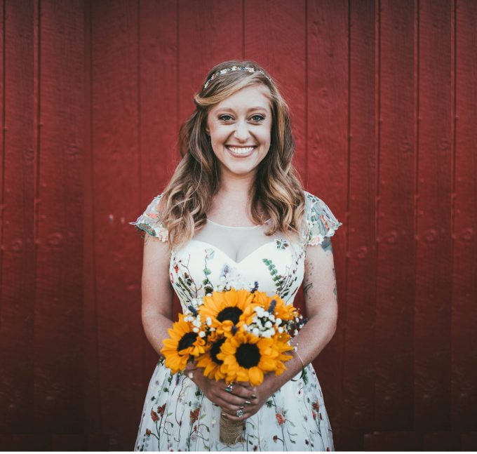 Top 10 Floral Embroidered Wedding Dresses on Etsy