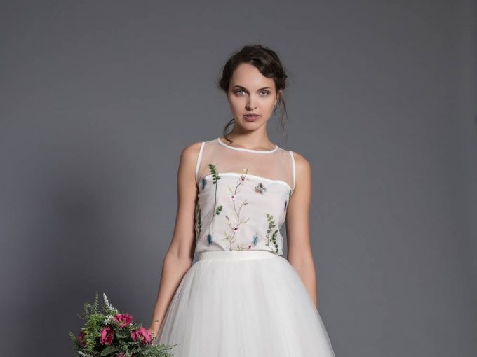 Top 10 Floral Embroidered Wedding Dresses on Etsy
