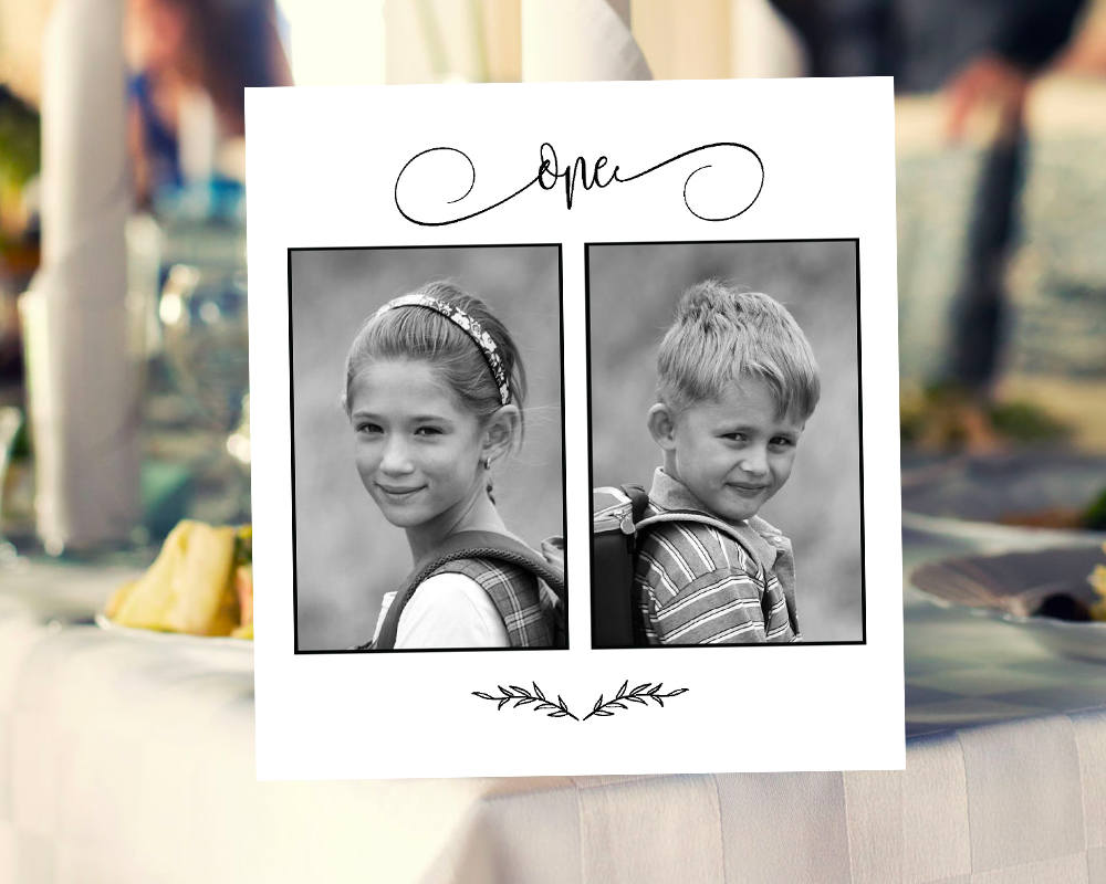HOW TO: Make Photo Table Numbers for Weddings | Emmaline Bride