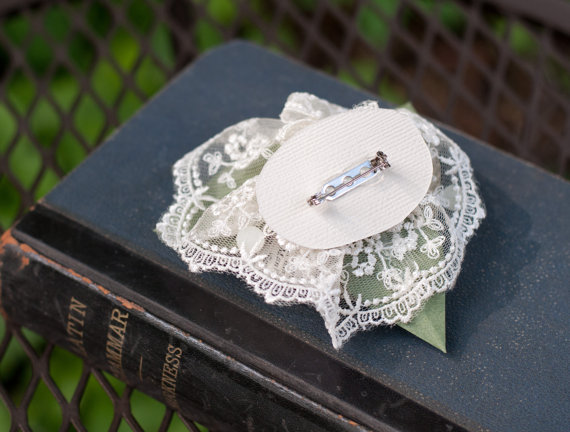 book page corsage