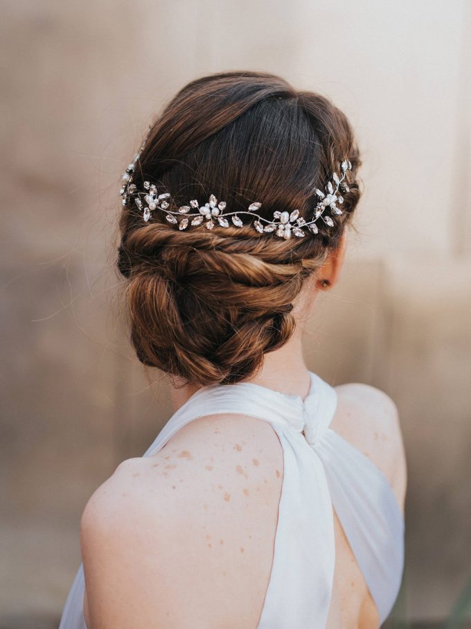 How to Pick a Wedding Hairstyle - accessory by hair comes the bride