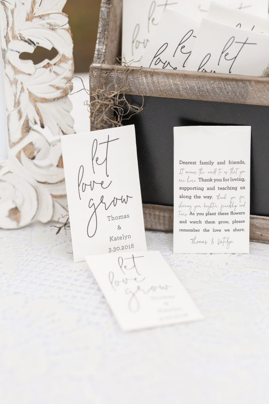 Seed Packet Favor: Let Love Grow with These Adorable Wedding Favors