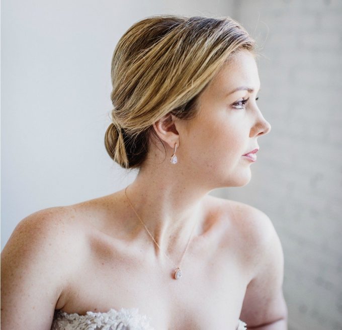 7 Ways to Wear Rose Gold Bridal Earrings (#4 is Our Favorite) | Emmaline  Bride Wedding Blog