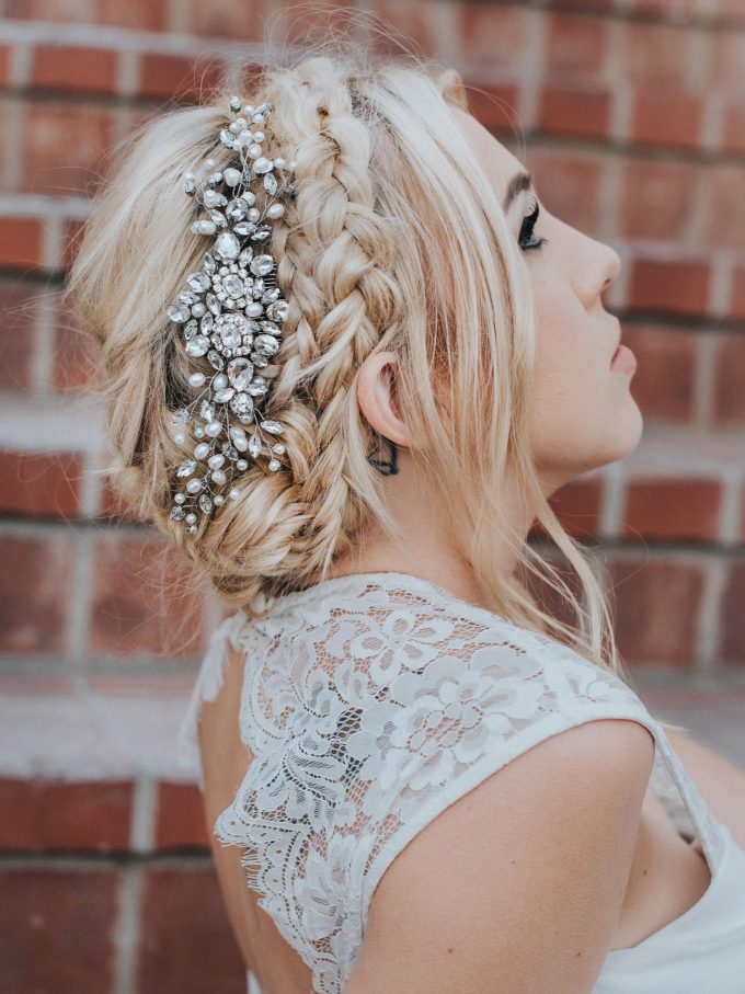 How to Pick a Wedding Hairstyle - accessory by hair comes the bride