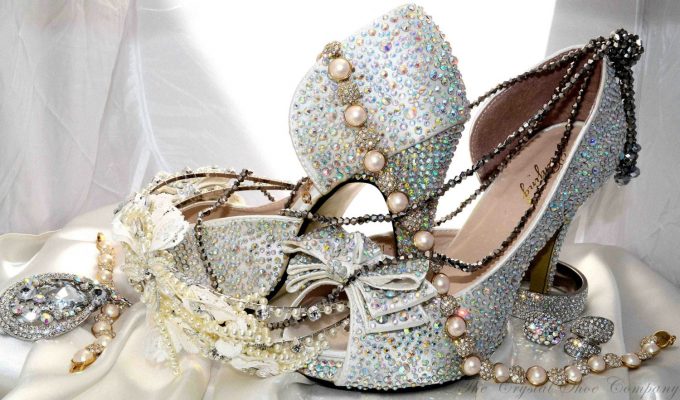 BS24 Glitter Bridal High Heels (7 Colors)