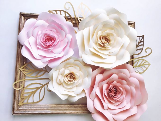 How to Make a Cool Backdrop with Large Paper Flowers | Emmaline Bride ...