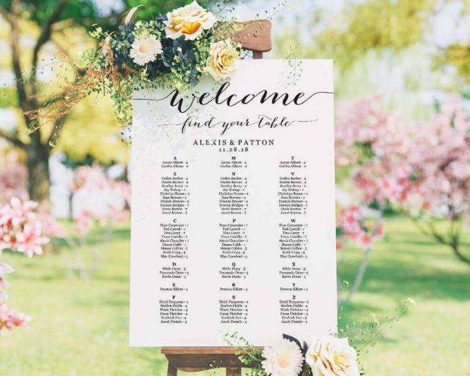 7 Wedding Printables To Print Right Now For Your Reception