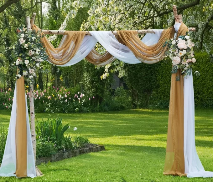 decorate wedding arches