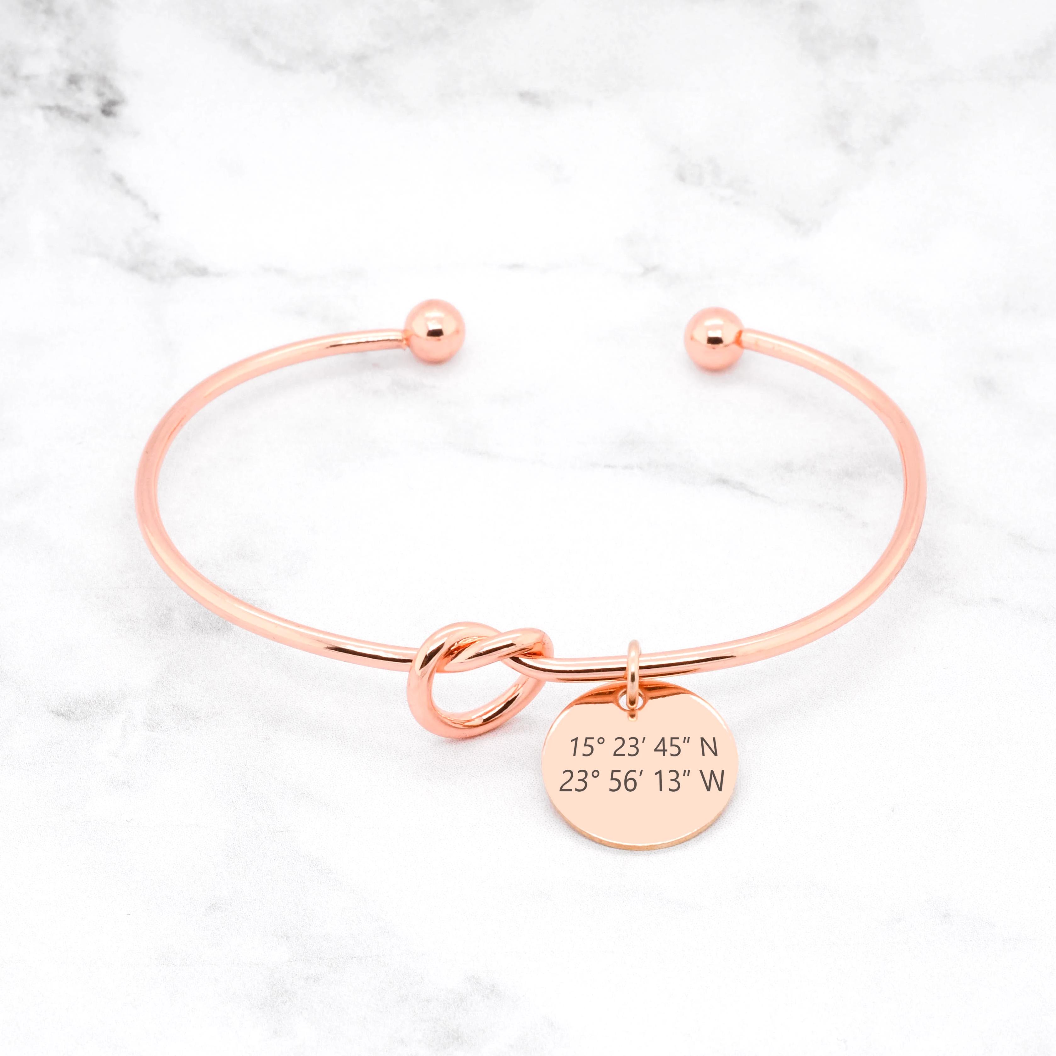 Knot Coordinates Bracelet | Emmaline Bride Wedding Blog