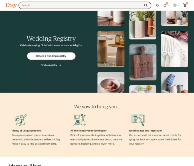 50+ Best Etsy Wedding Registry Ideas for 2023