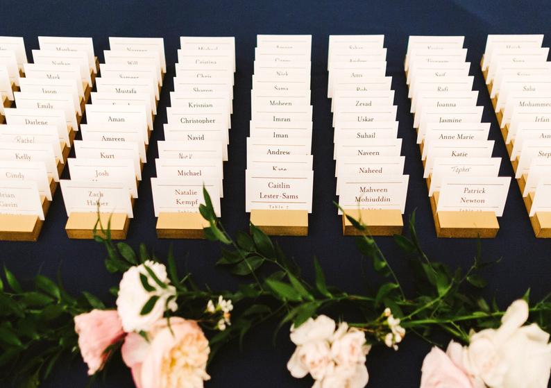Seating Chart vs Escort Cards What's the Difference? Emmaline Bride