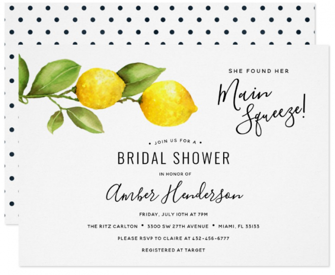 Lemon-Themed Bridal Shower Game Pack For 25 Guests - 5 Fun Games & Advice Cards, 125 Pieces - View #2