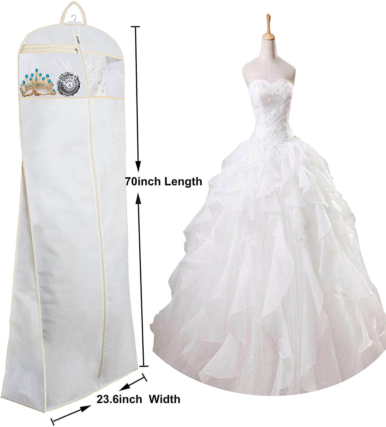 The Best Wedding Dress Garment Bag For Travel Emmaline Bride